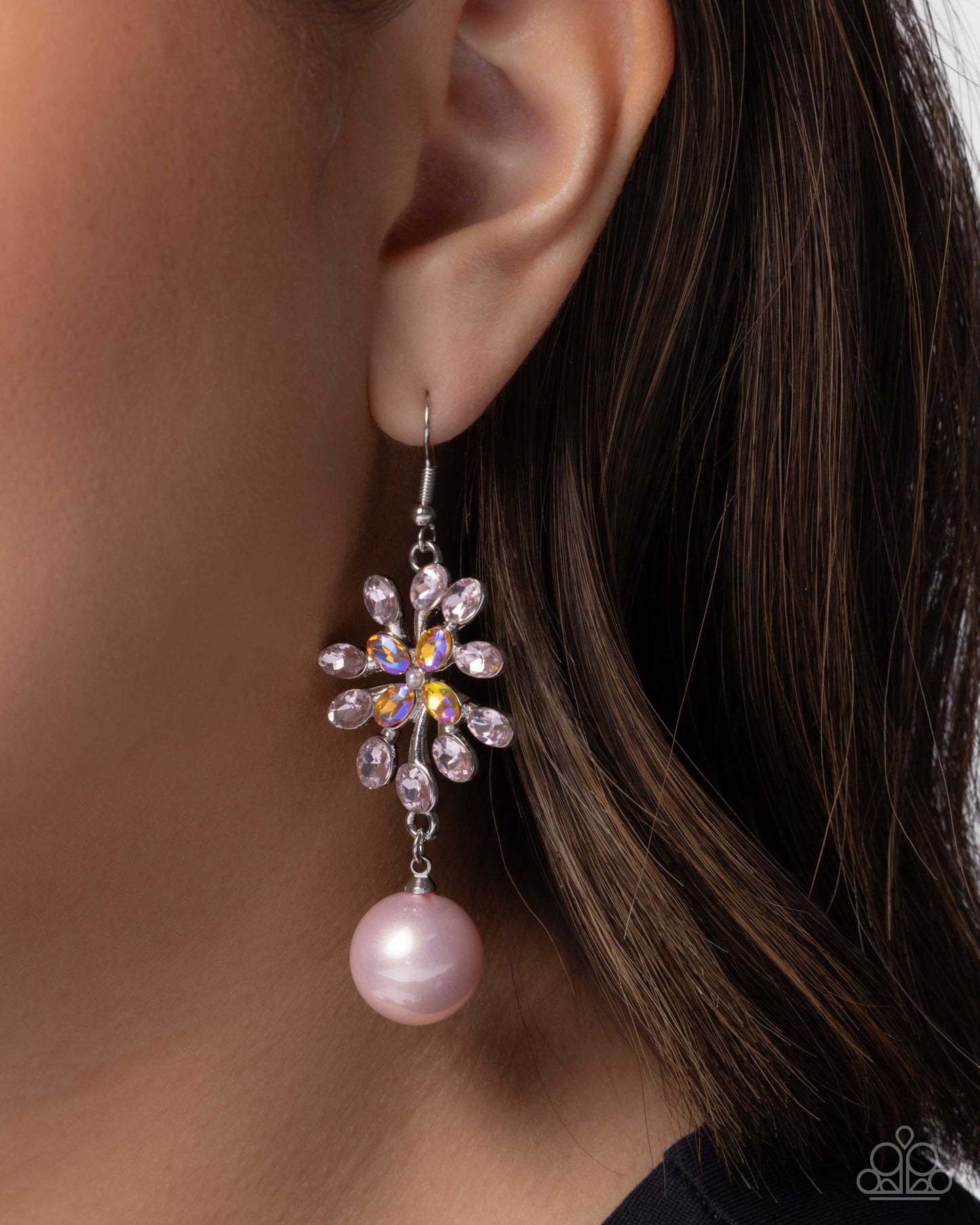 Wild and Whimsical - pink - Paparazzi earrings