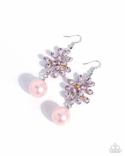 Wild and Whimsical - pink - Paparazzi earrings