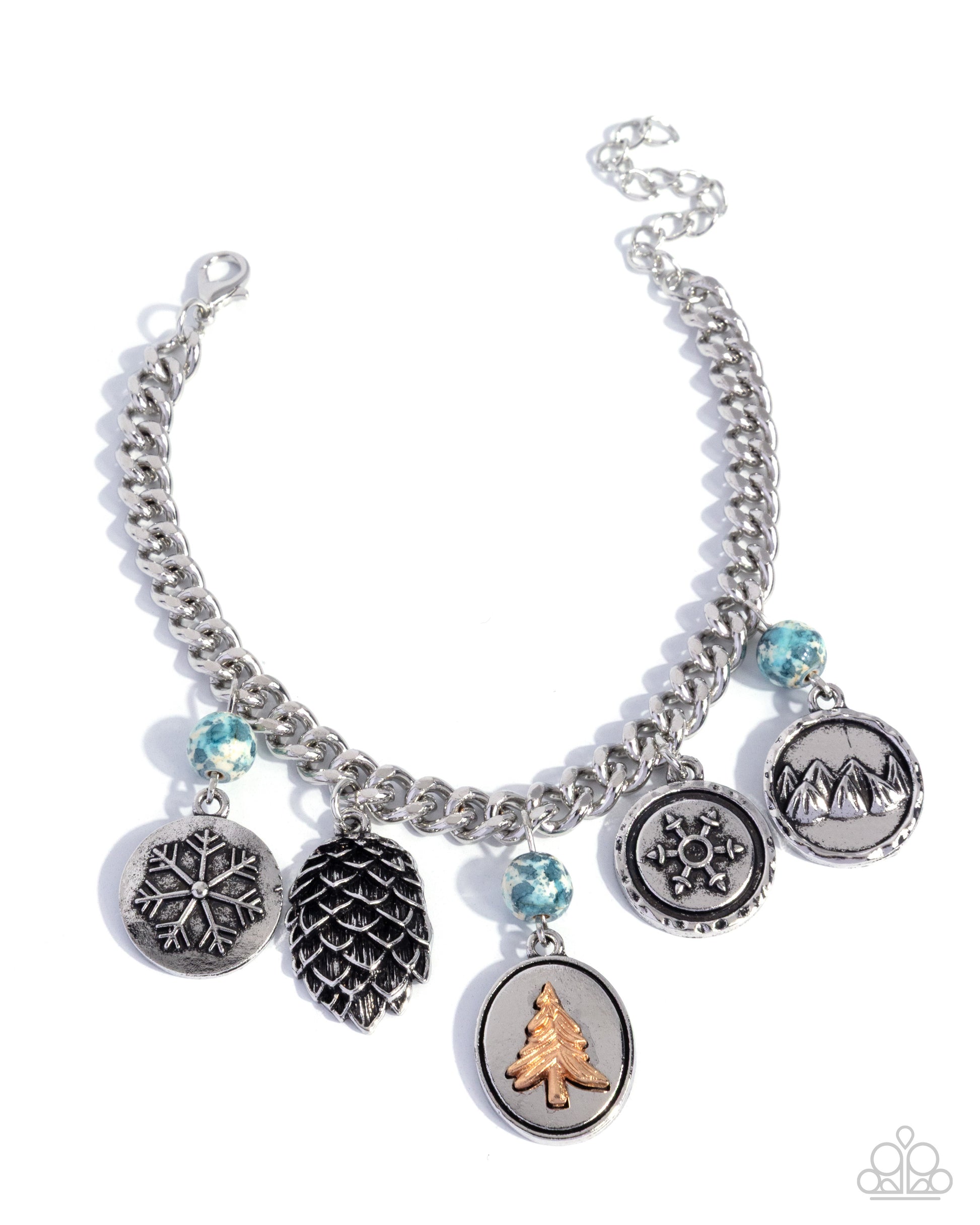 Wilderness Walk - blue - Paparazzi bracelet