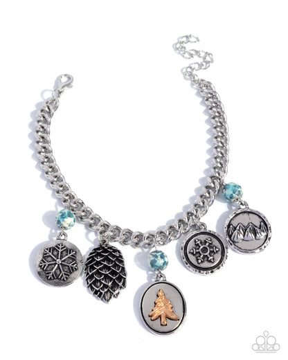 Wilderness Walk - blue - Paparazzi bracelet