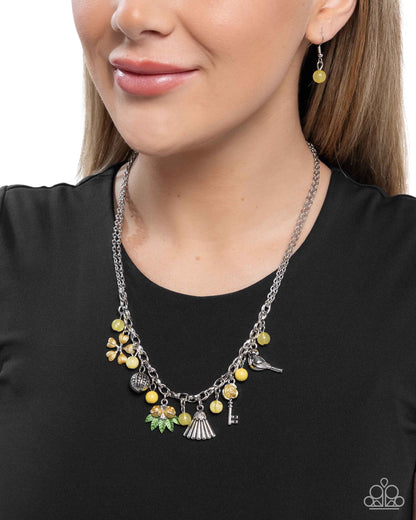 Wilderness Welcome - yellow - Paparazzi necklace