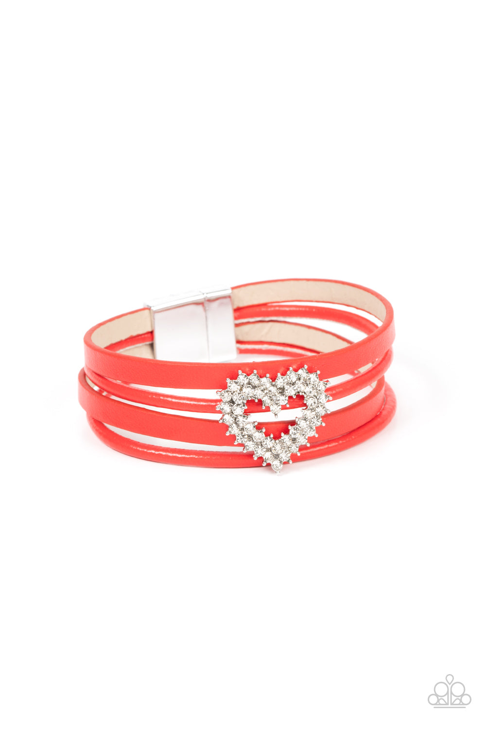 Wildly in Love - red - Paparazzi bracelet