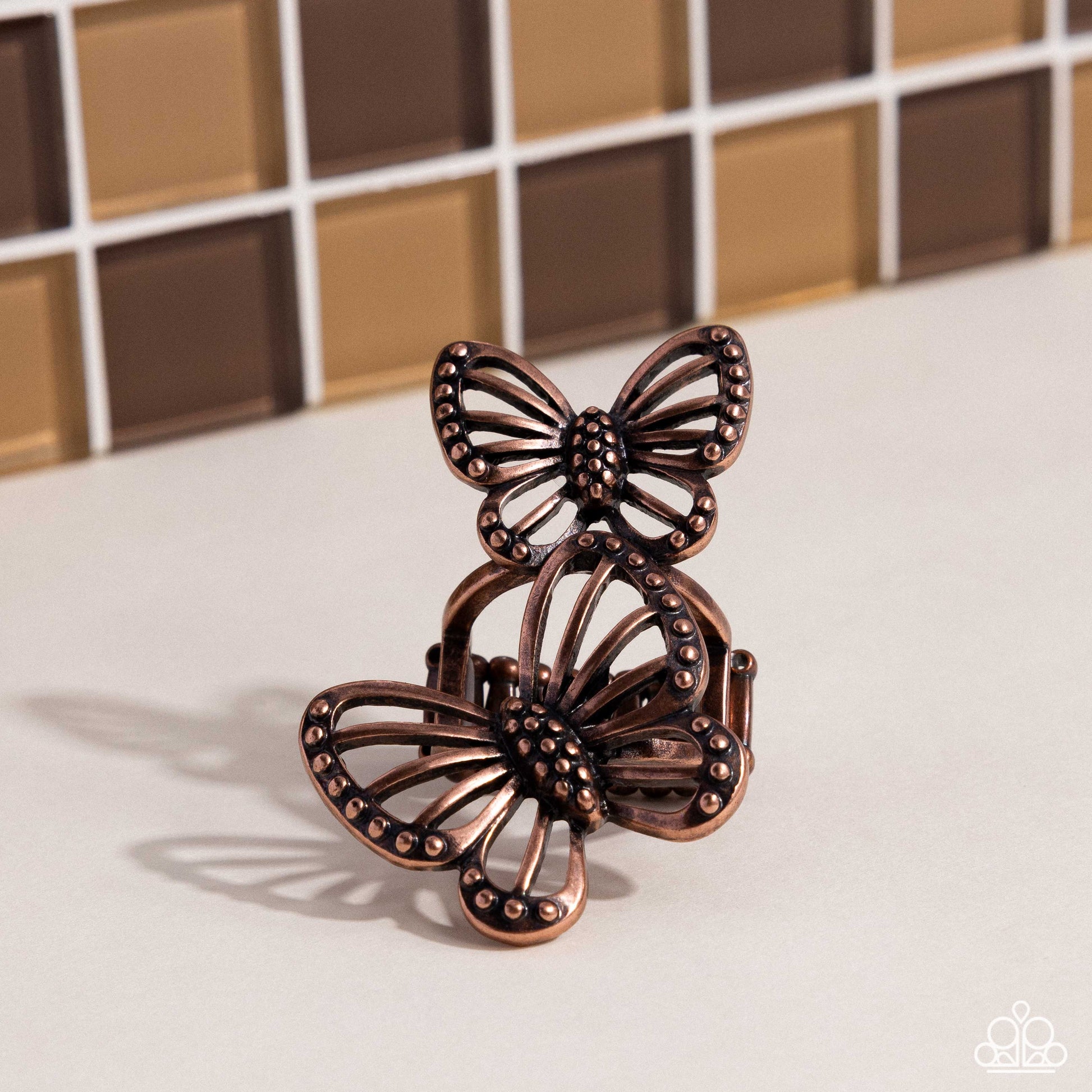 Windborne Whimsy - copper - Paparazzi ring