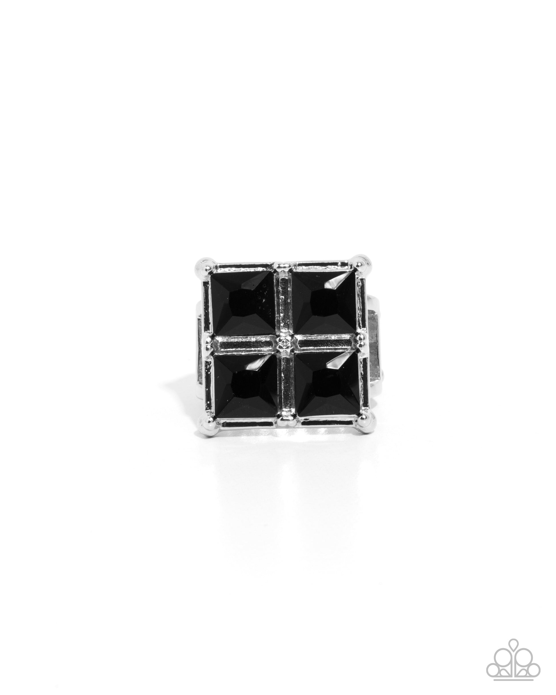 Window Whimsy - black - Paparazzi ring