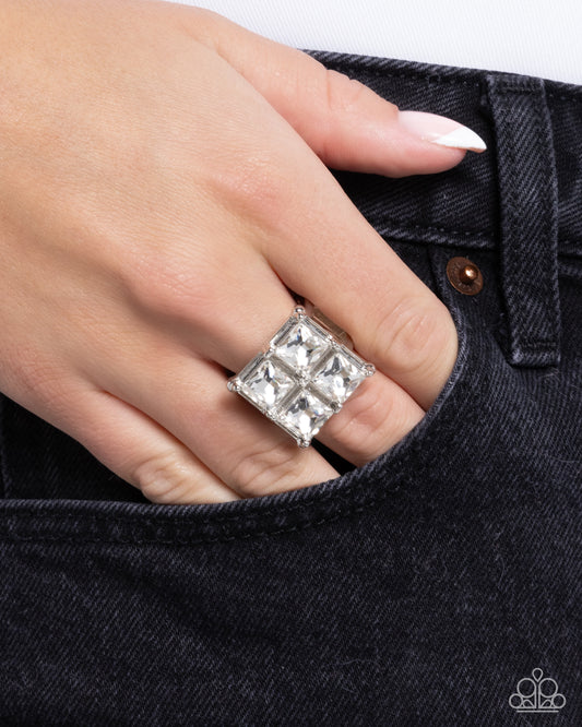 Window Whimsy - white - Paparazzi ring