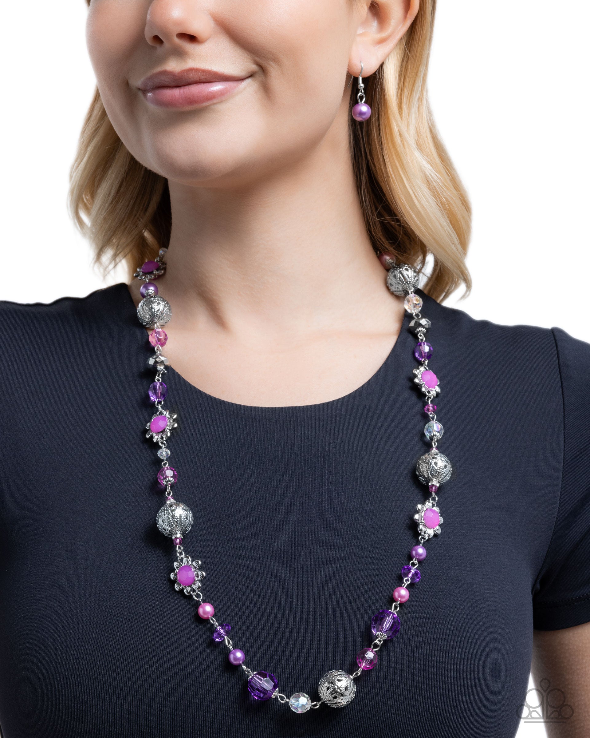 Wishful Whimsy - purple - Paparazzi necklace