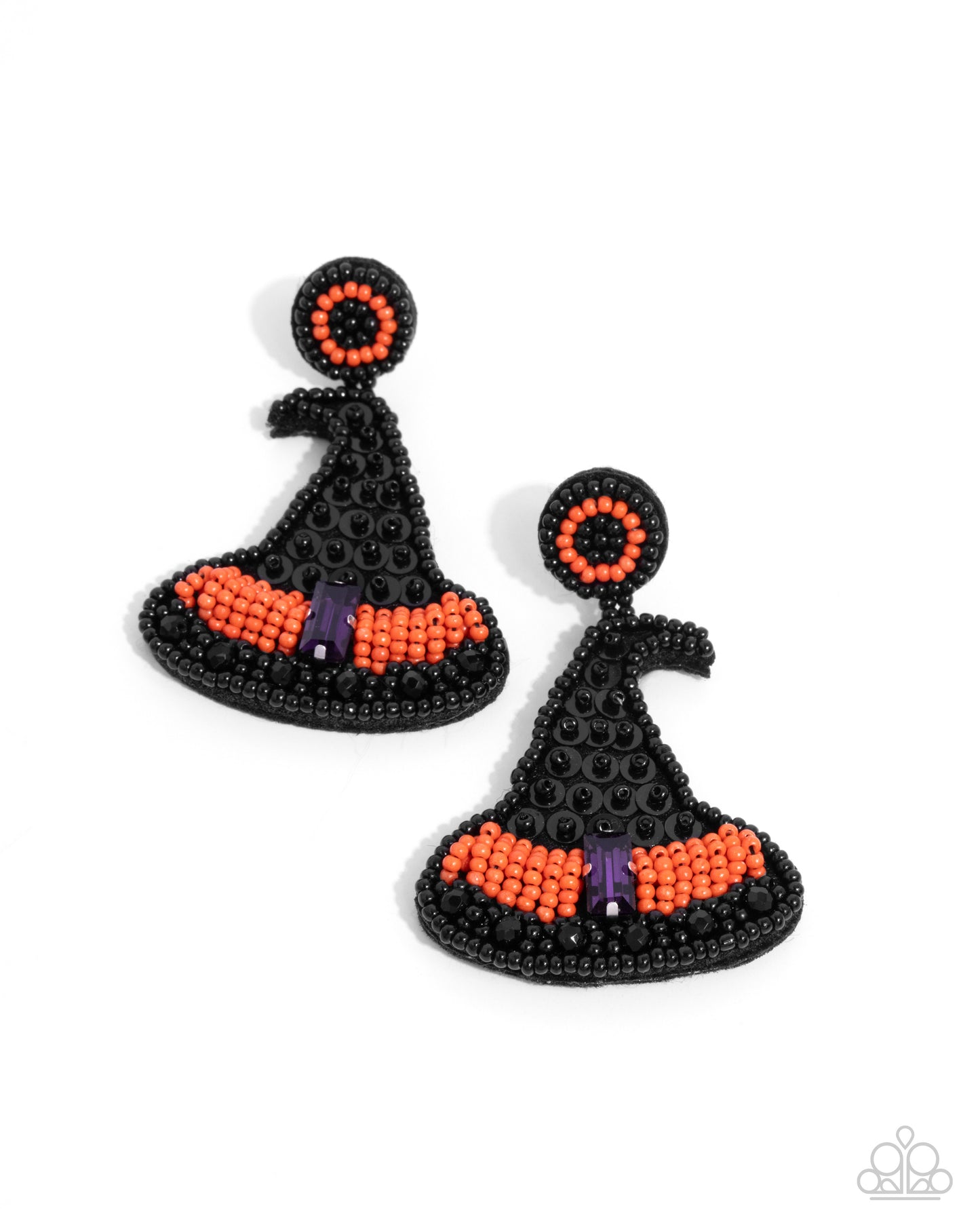 Witch Hunt - black - Paparazzi earrings