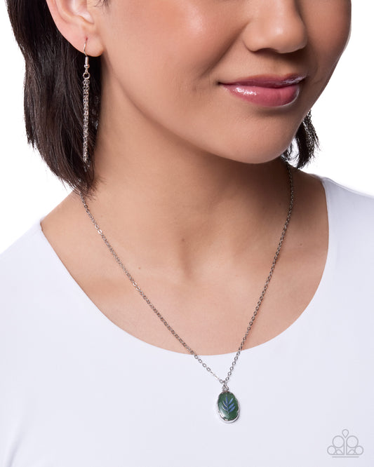 With Your LEAF - green - Paparazzi necklace
