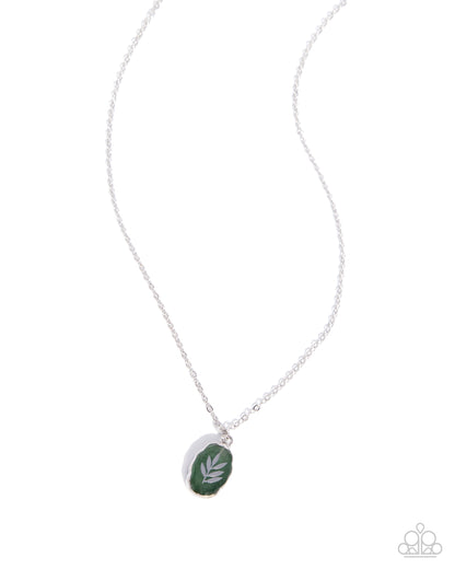 With Your LEAF - green - Paparazzi necklace
