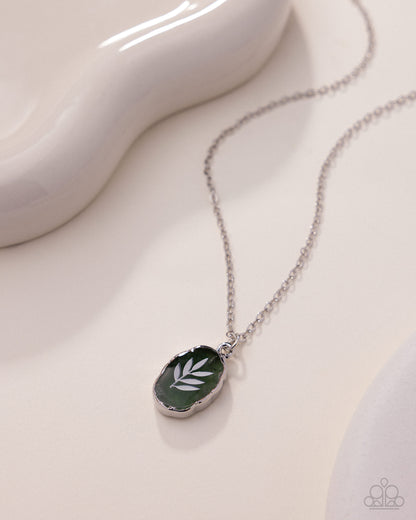 With Your LEAF - green - Paparazzi necklace