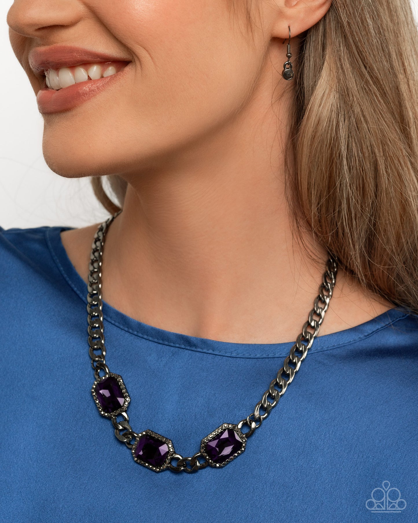 Without Delay - purple - Paparazzi necklace