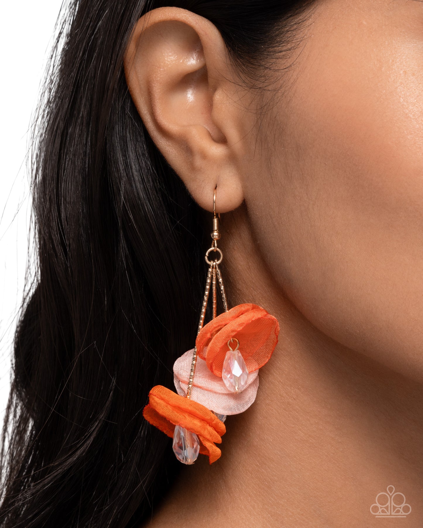 Wonderland Welcome - orange - Paparazzi earrings