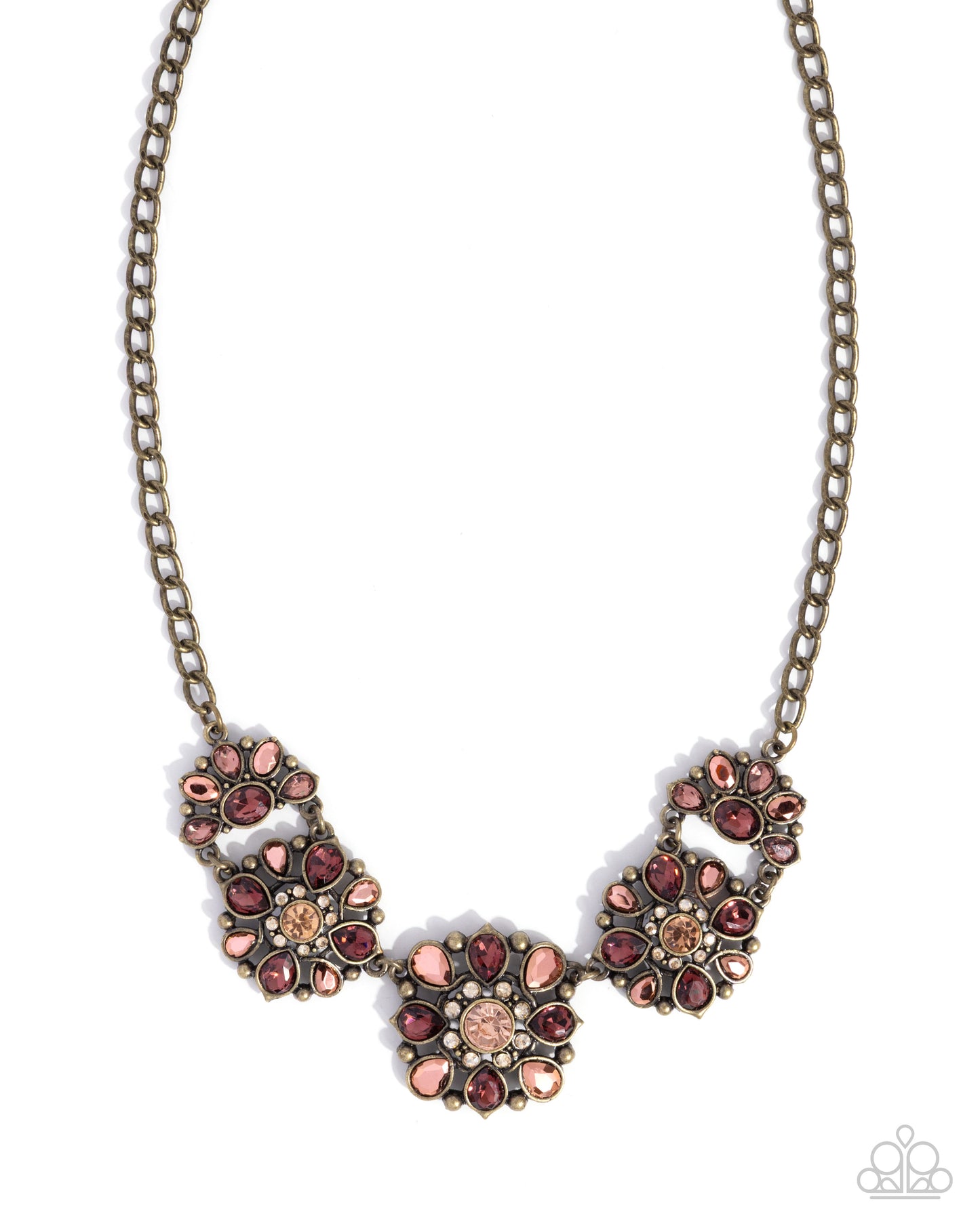 Woodland Waltz - brass - Paparazzi necklace