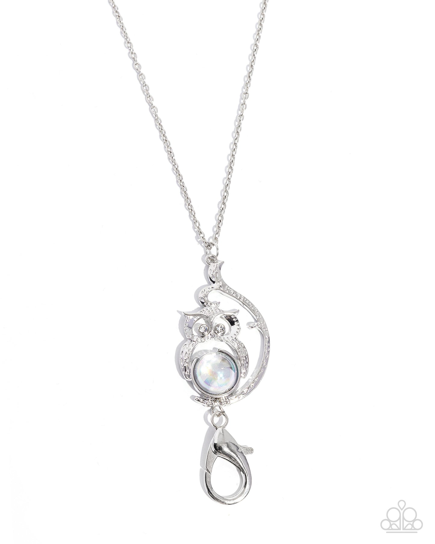 Word to the Wise - white - Paparazzi LANYARD necklace