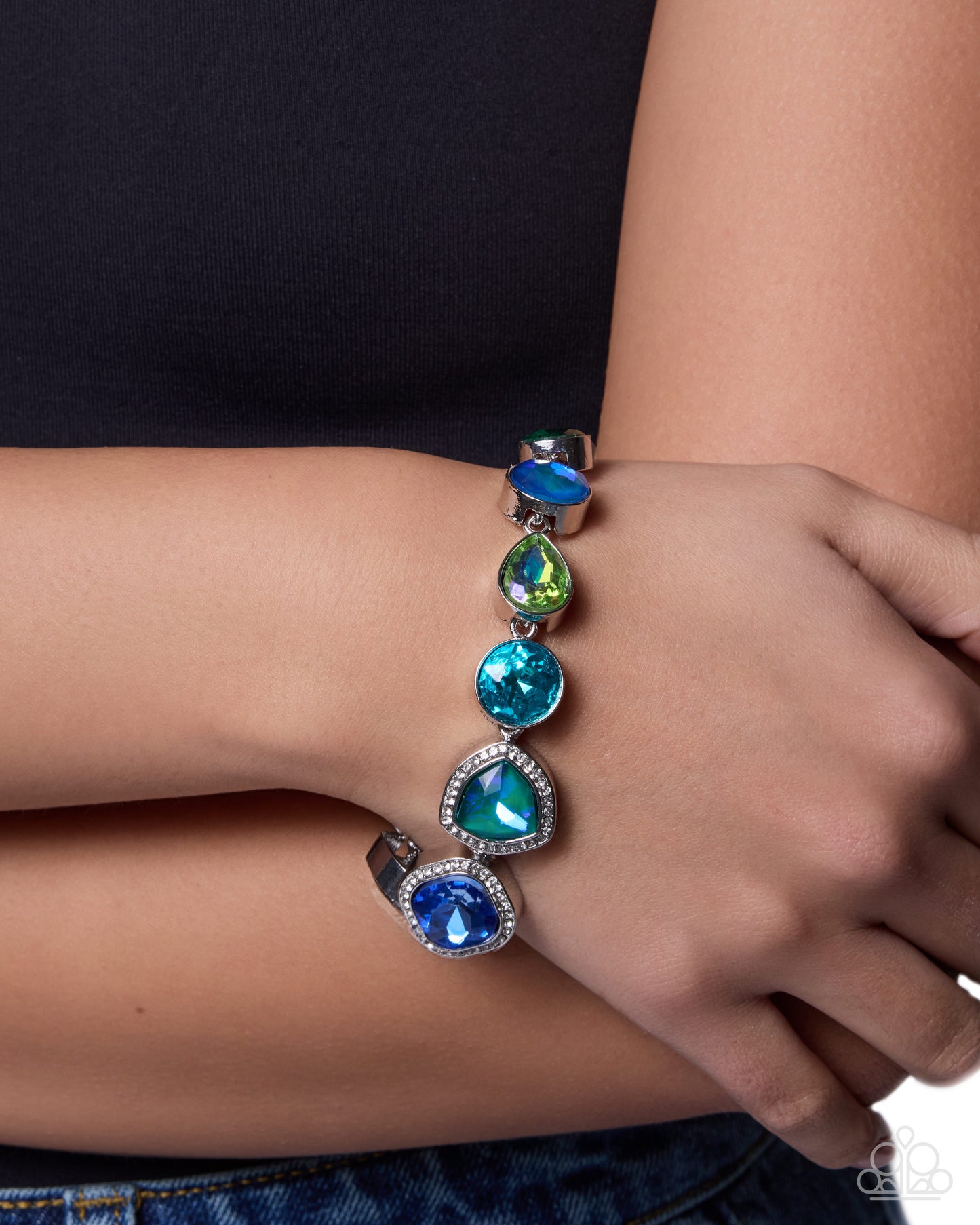 Worldwide Sparkle - green - Paparazzi bracelet