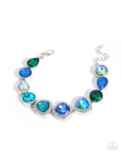 Worldwide Sparkle - green - Paparazzi bracelet