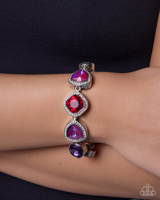 Worldwide Sparkle - purple - Paparazzi bracelet