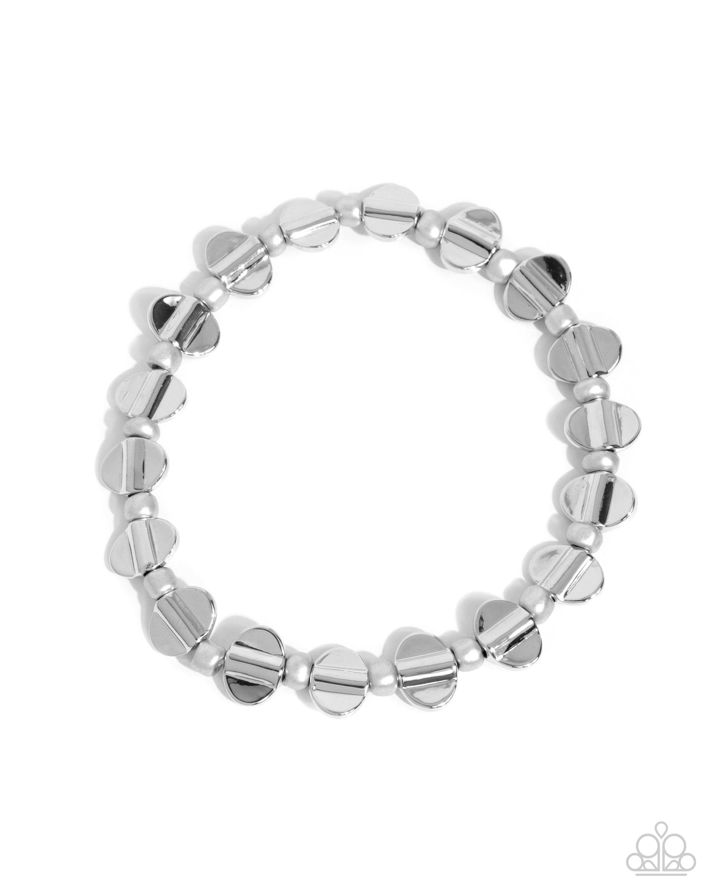 Worldwide Whimsy - silver - Paparazzi bracelet
