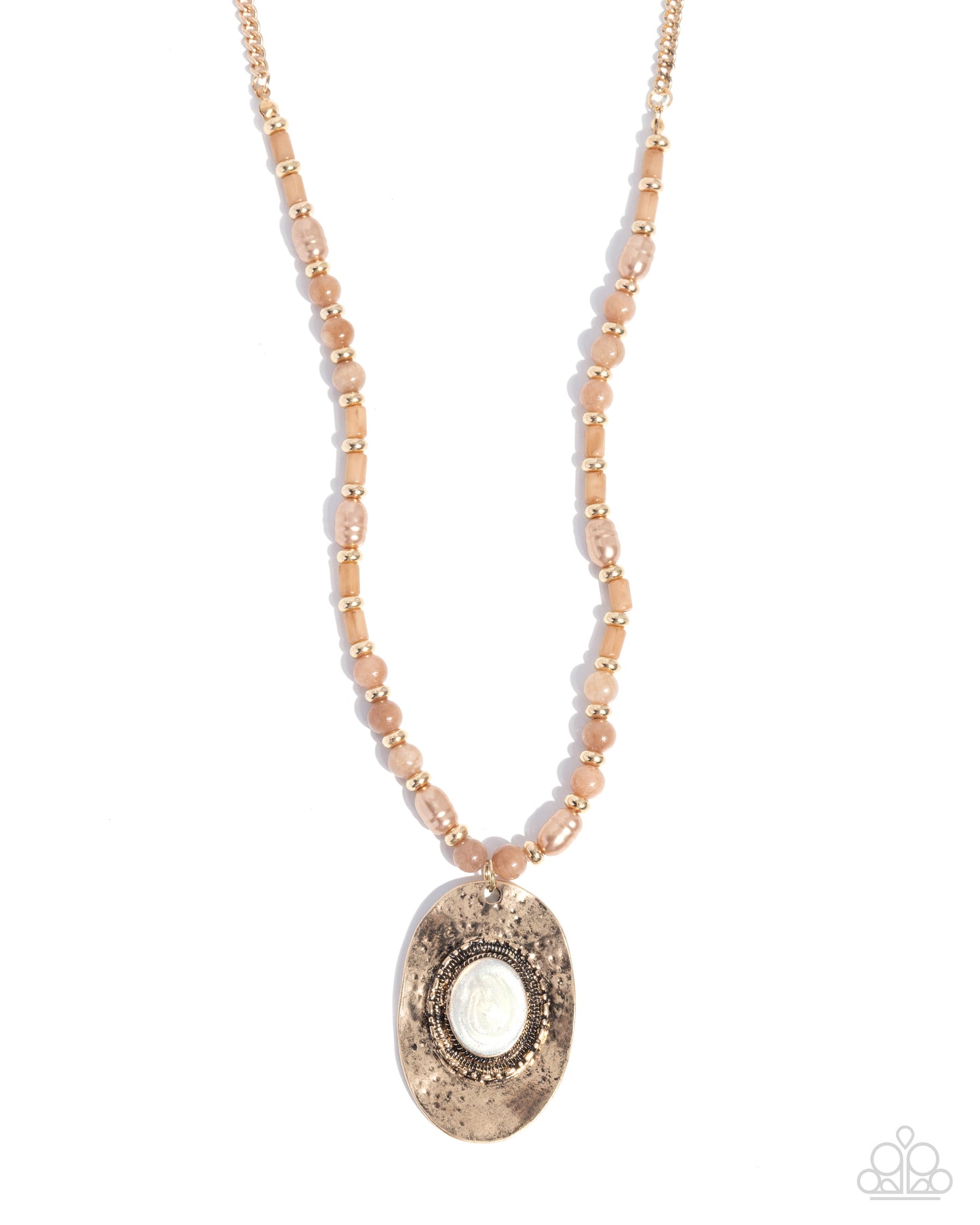 Worn Whimsy - brown - Paparazzi necklace