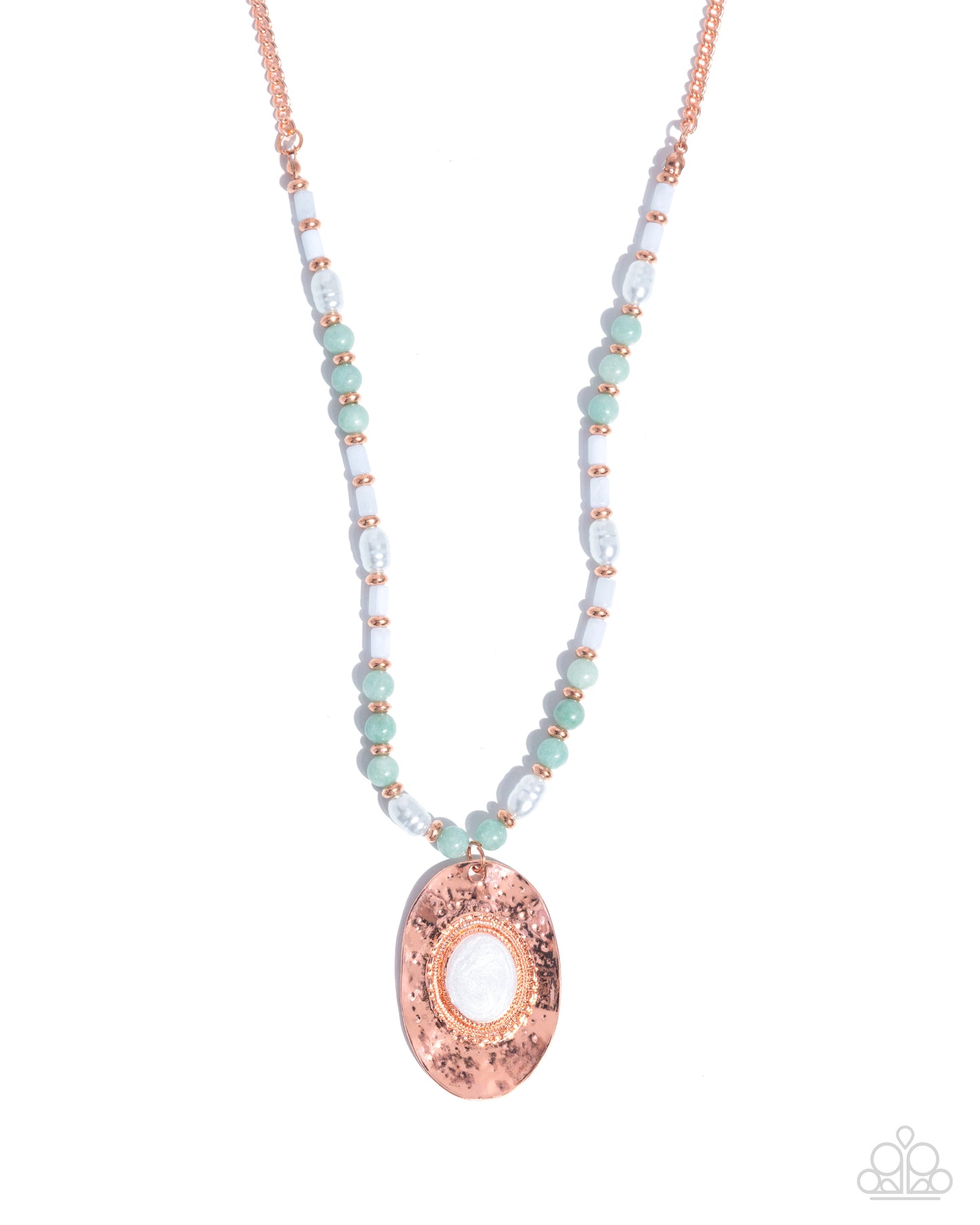 Worn Whimsy - copper - Paparazzi necklace