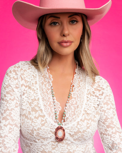 Worn Whimsy - copper - Paparazzi necklace