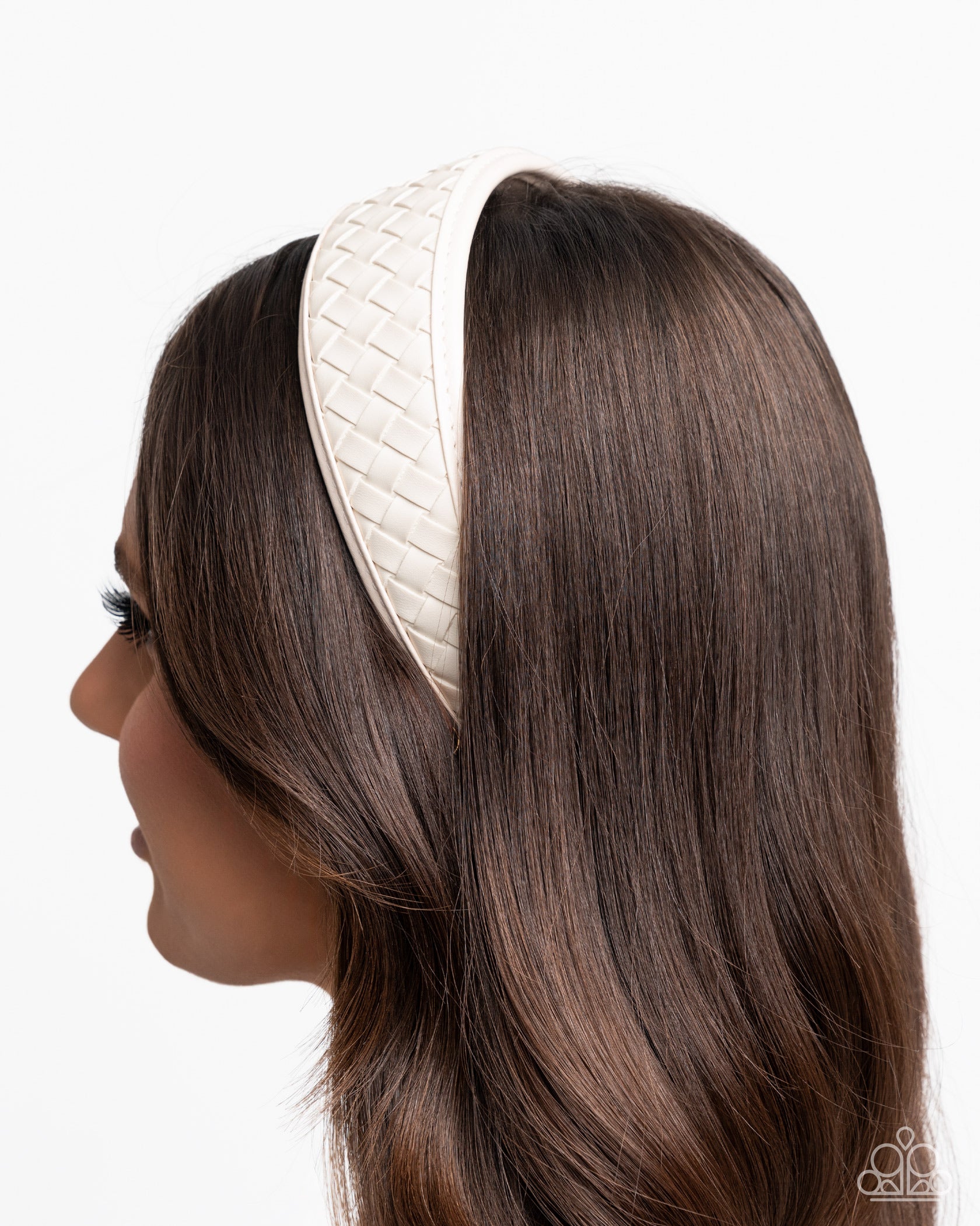Woven Wellness - white - Paparazzi headband
