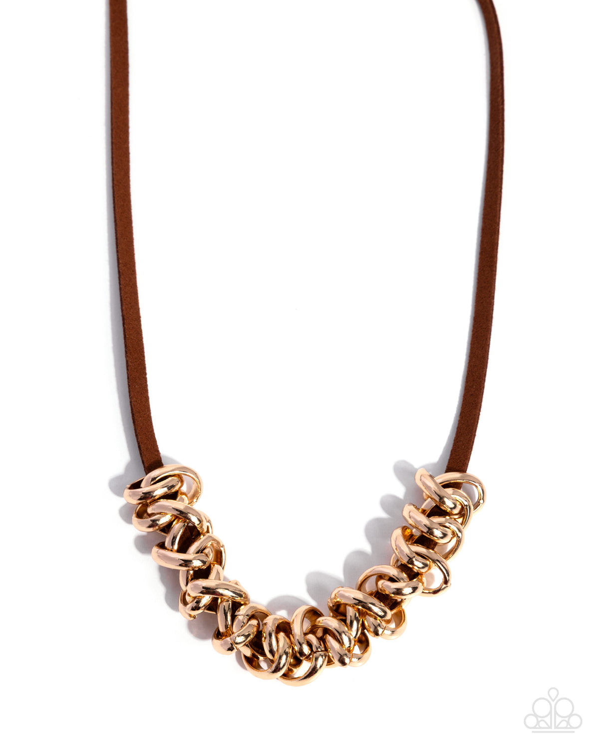 Woven Wheelhouse - gold - Paparazzi necklace