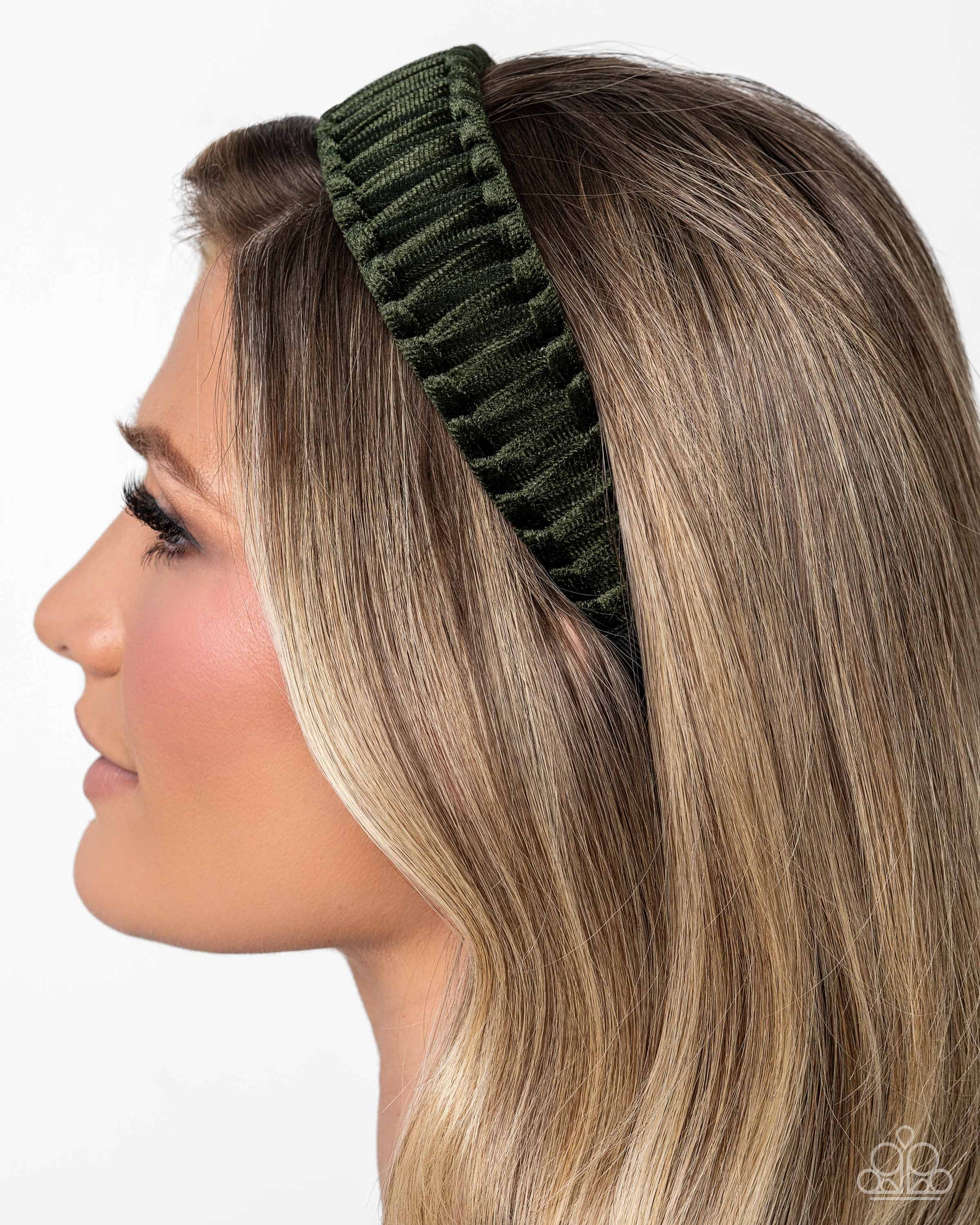 Woven Work - green - Paparazzi headband