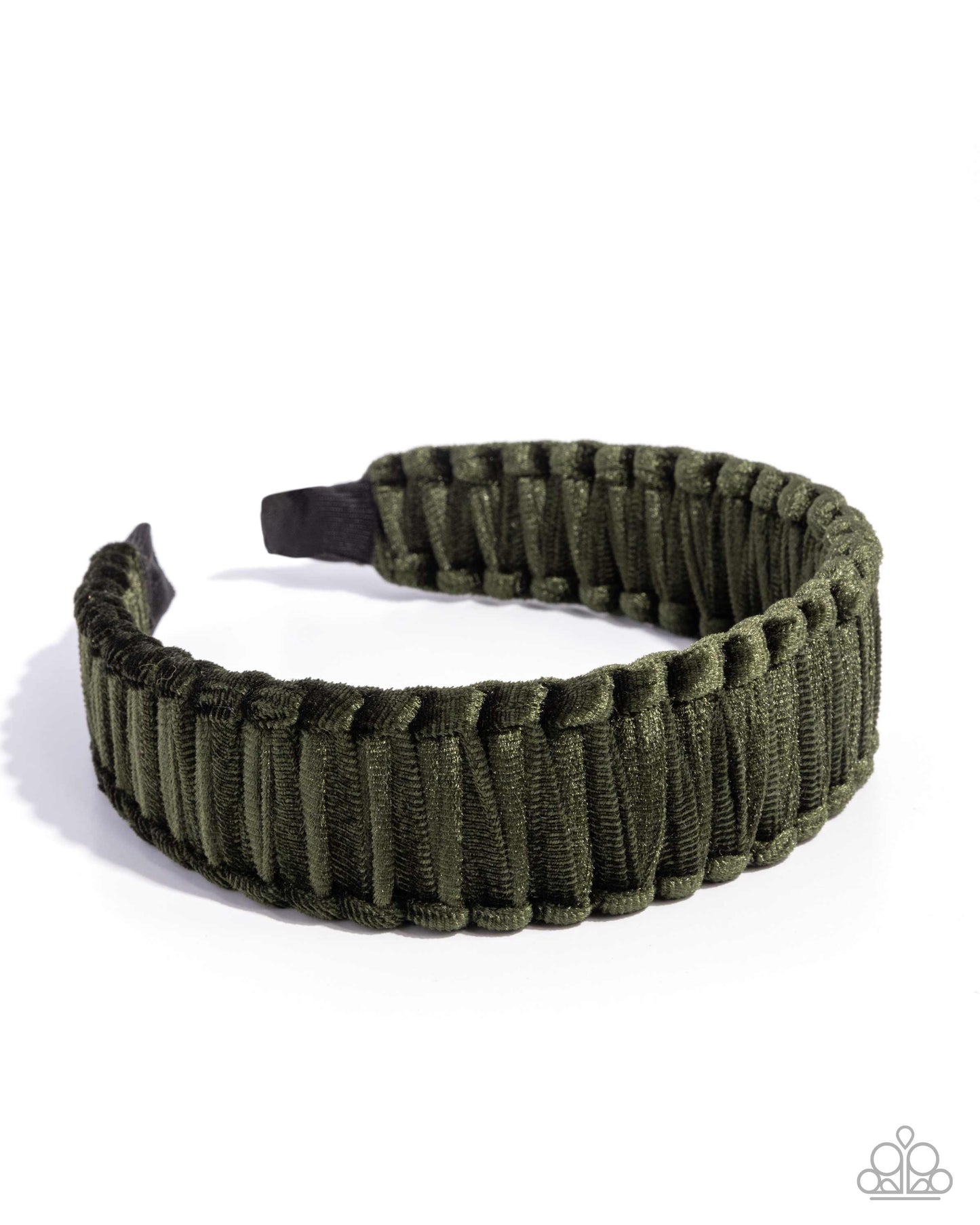 Woven Work - green - Paparazzi headband