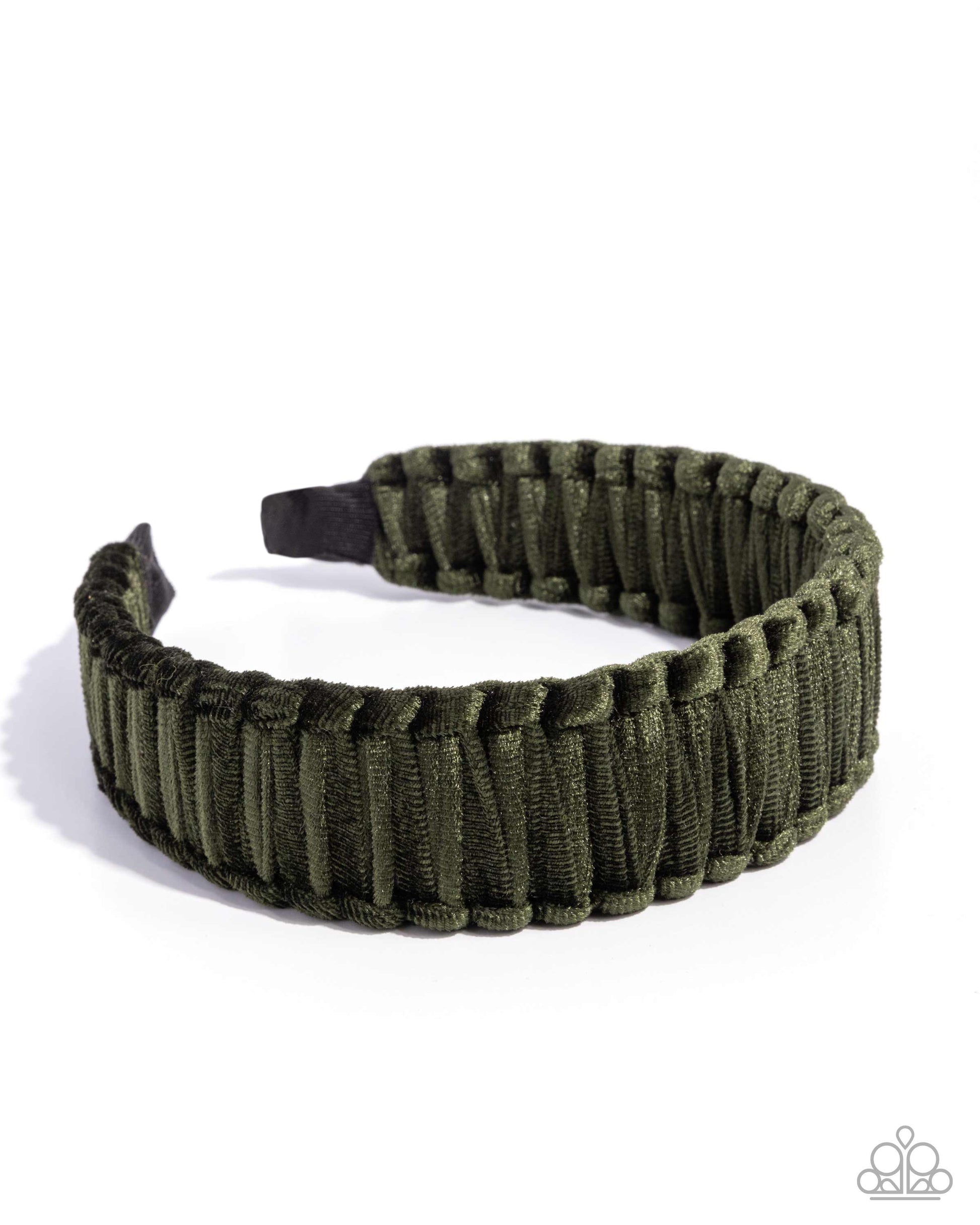 Woven Work - green - Paparazzi headband
