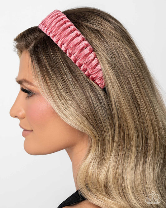 Woven Work - pink - Paparazzi headband