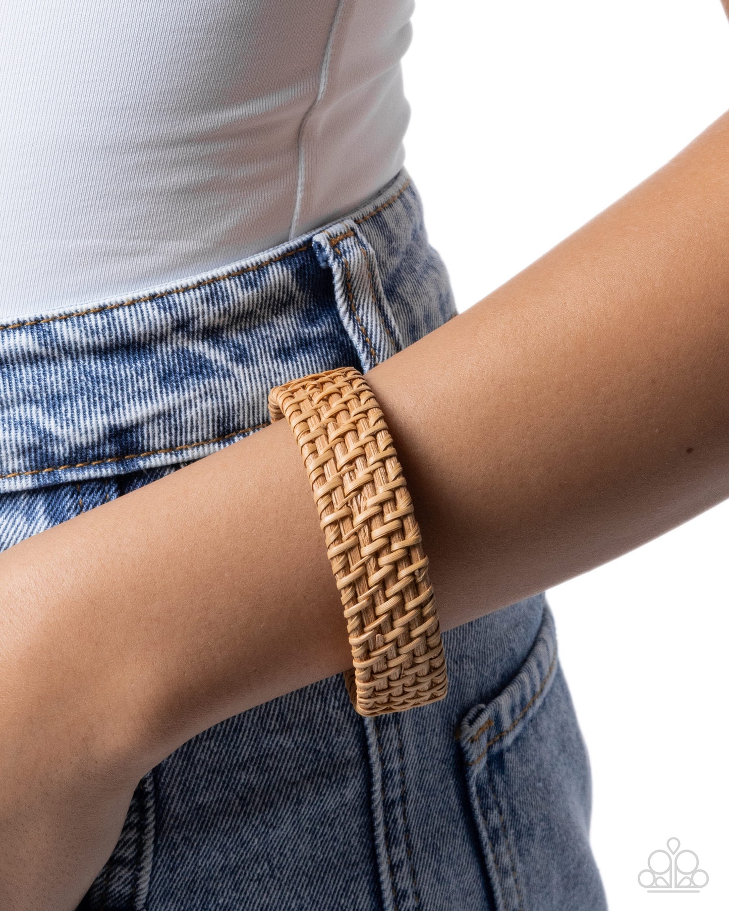 Woven Worth - brown - Paparazzi bracelet