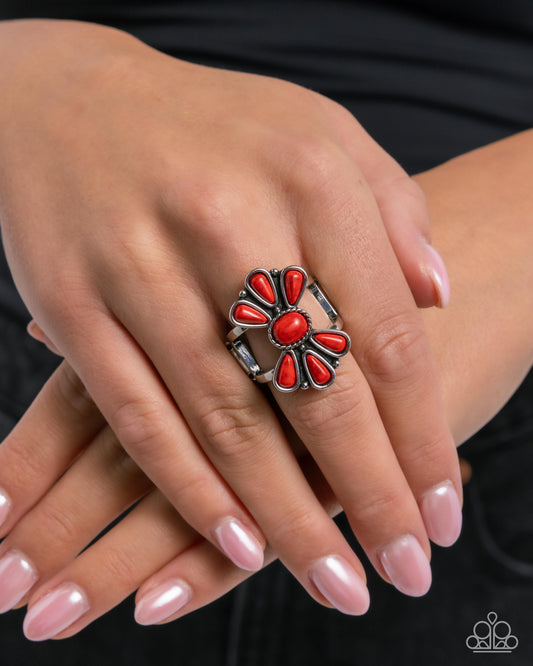 Wrangling Whimsy - red - Paparazzi ring