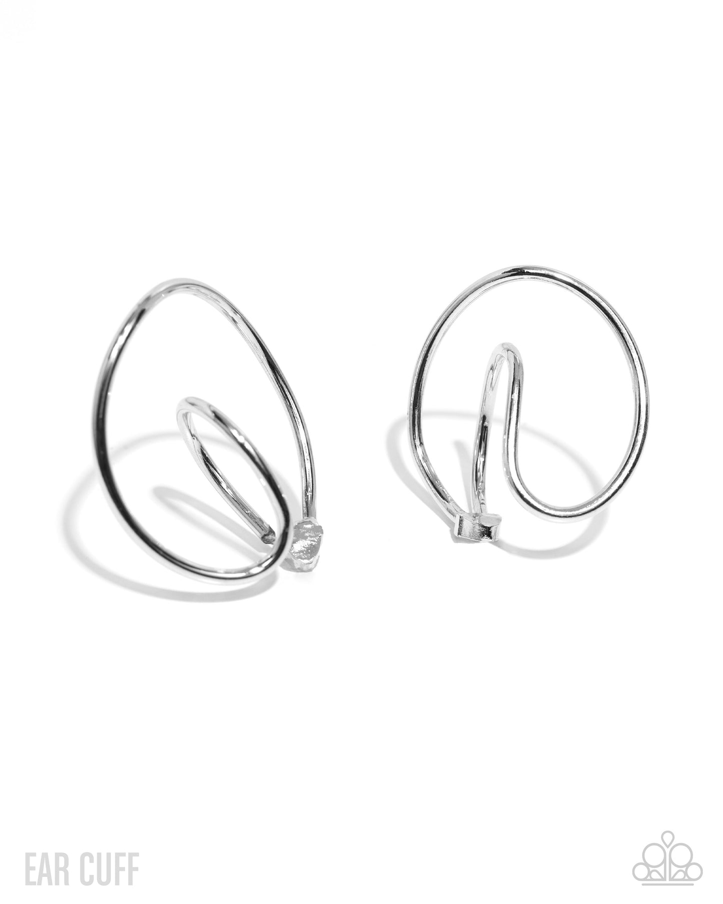 Wraparound Whimsy - silver - Paparazzi ear cuff