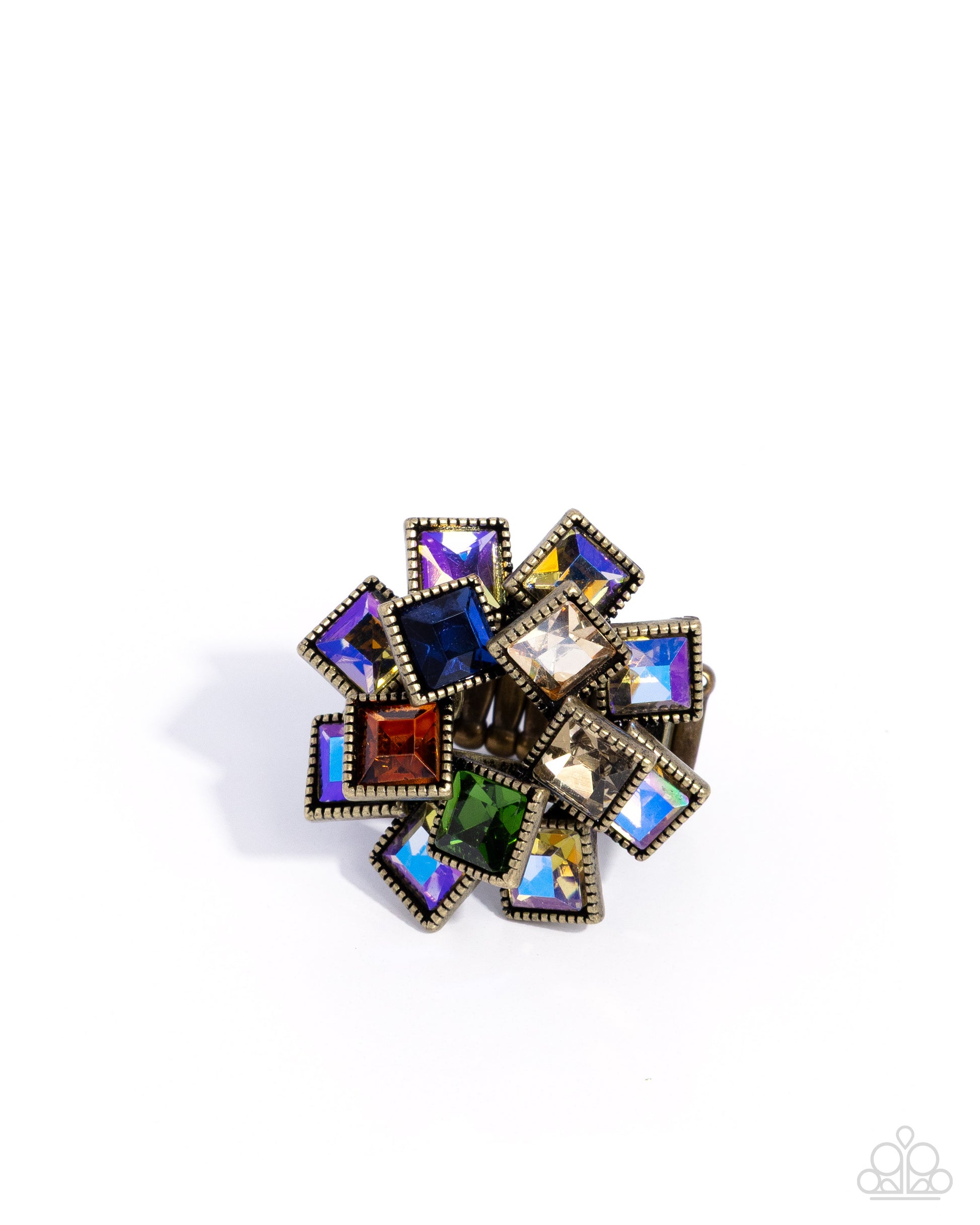 Wreathed Want - brass - Paparazzi ring