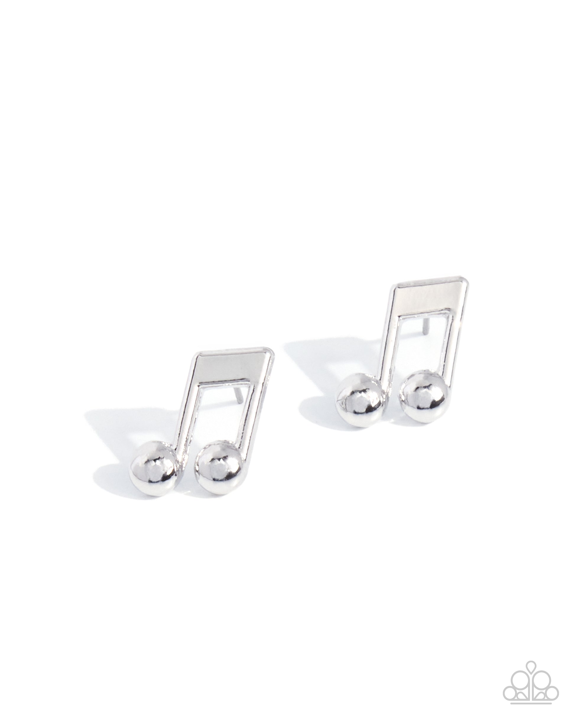 You Are the Music in Me - silver - Paparazzi earrings