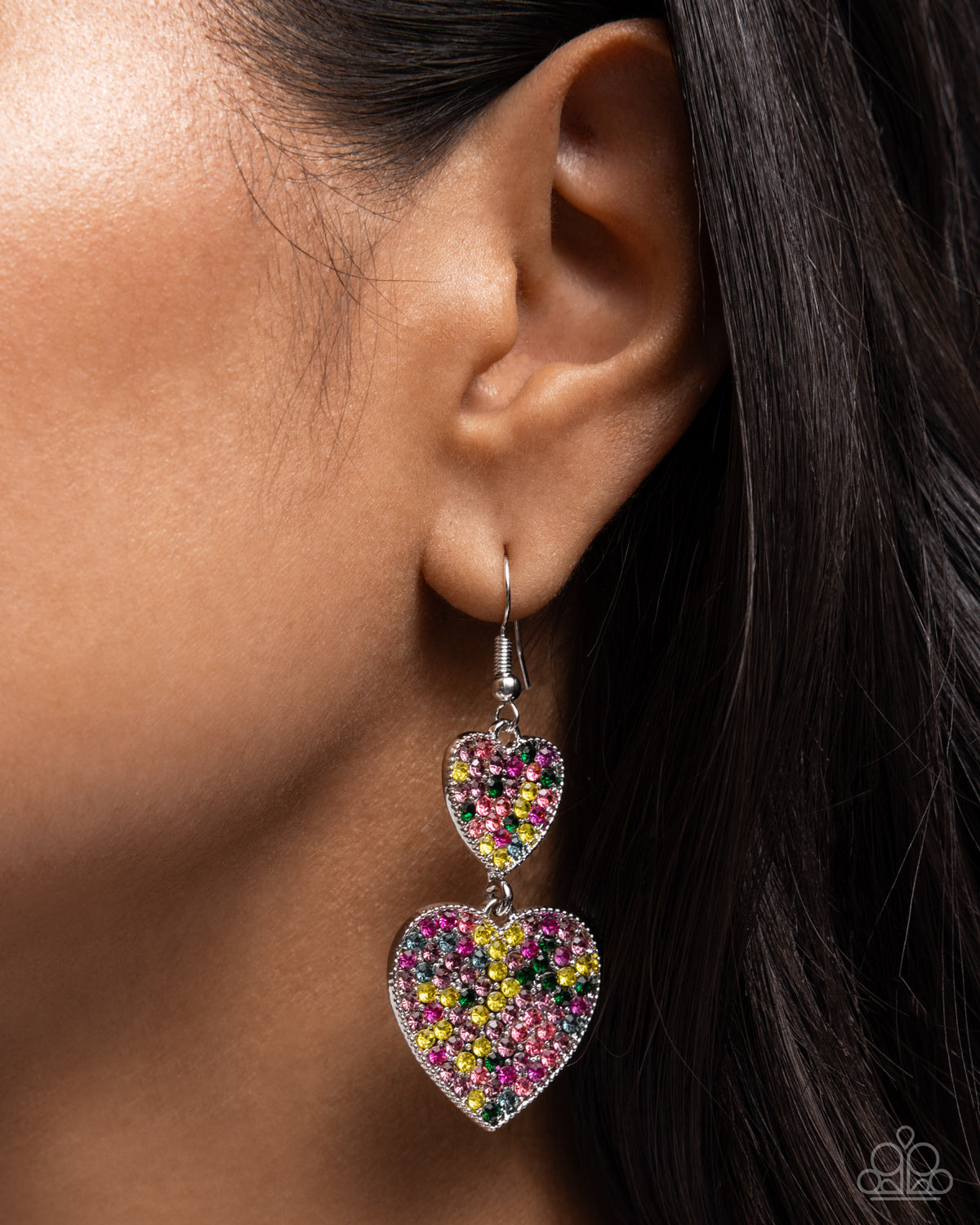 You Make My Heart Glow - multi - Paparazzi earrings