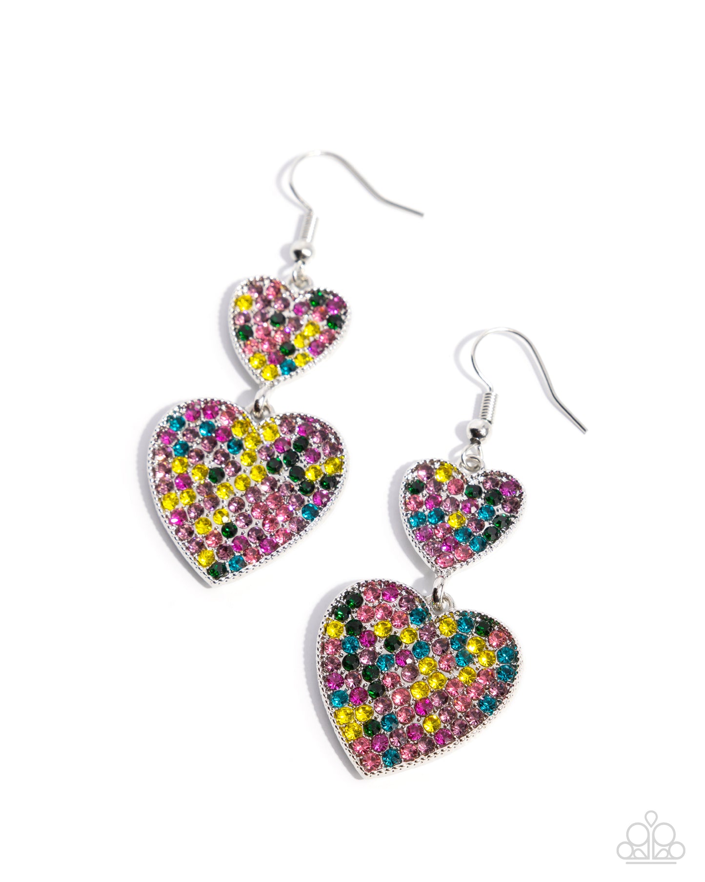 You Make My Heart Glow - multi - Paparazzi earrings