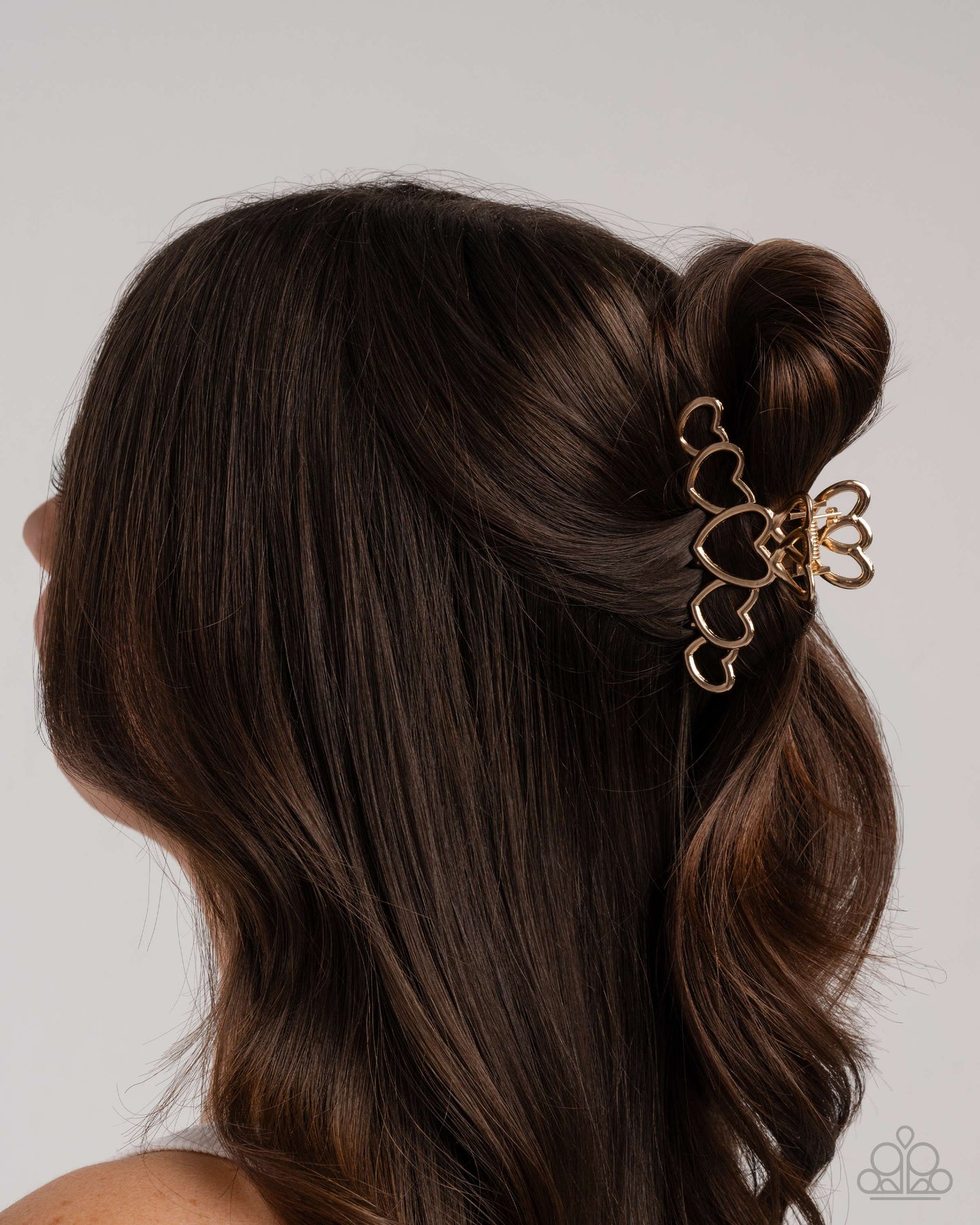 You're Still The One - gold - Paparazzi hair clip