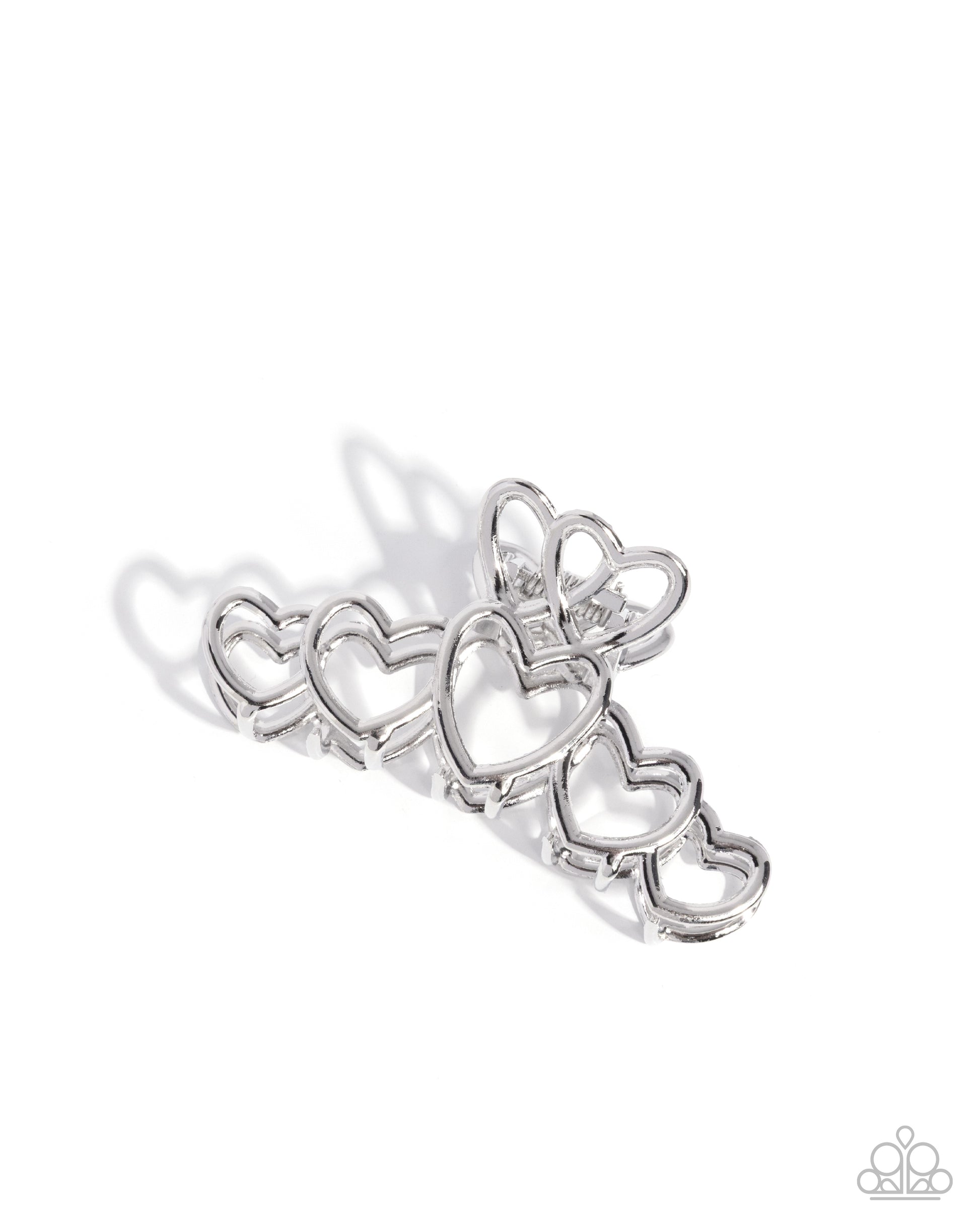 You're Still The One - silver - Paparazzi hair clip