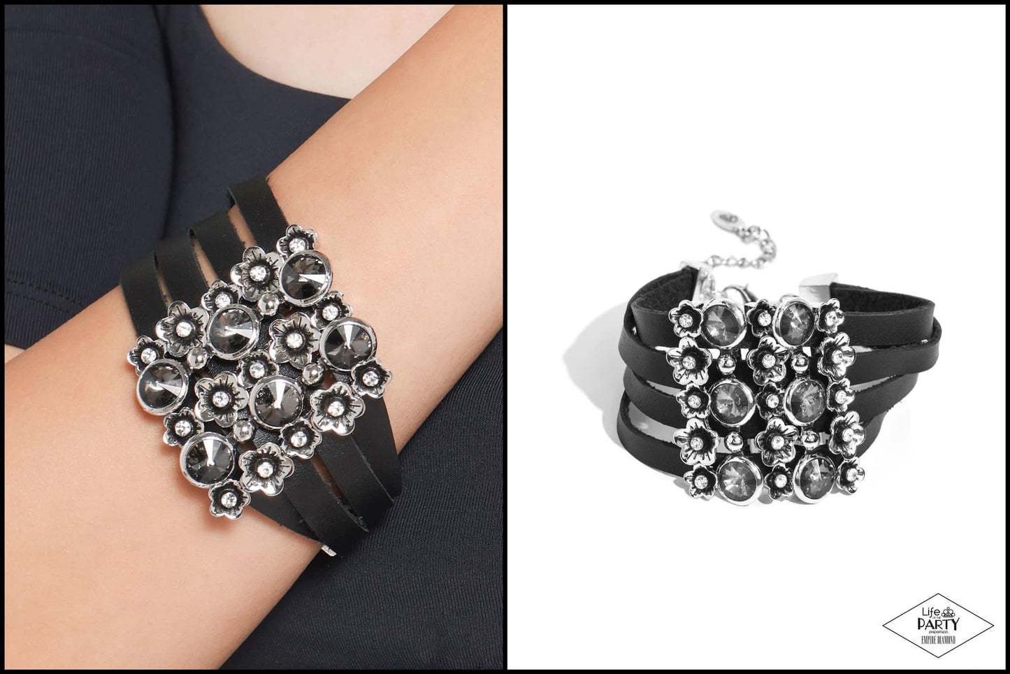 Zi Collection bracelet 2013 (leather flowers)