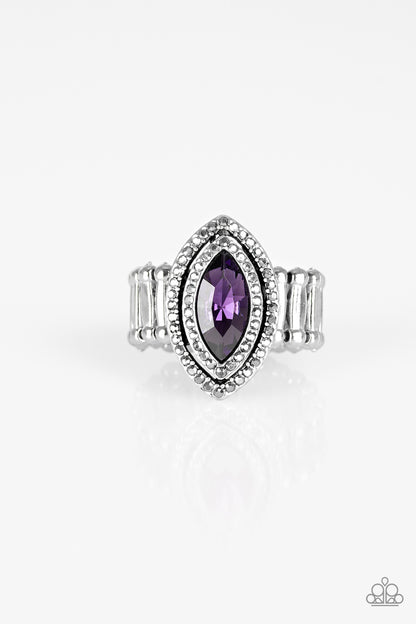 Modern Millionaire - purple - Paparazzi ring