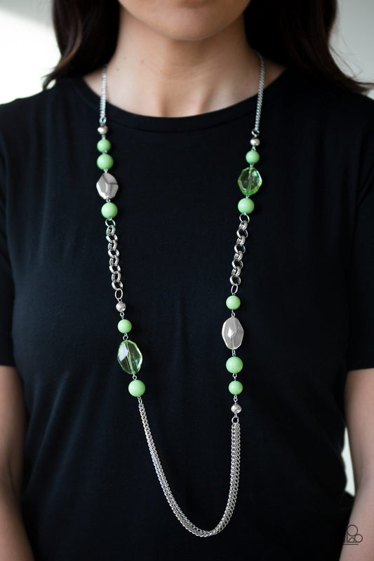 Marina Majesty-Green-Paparazzi necklace