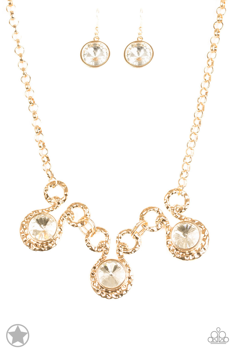 Hypnotized - gold - Paparazzi necklace