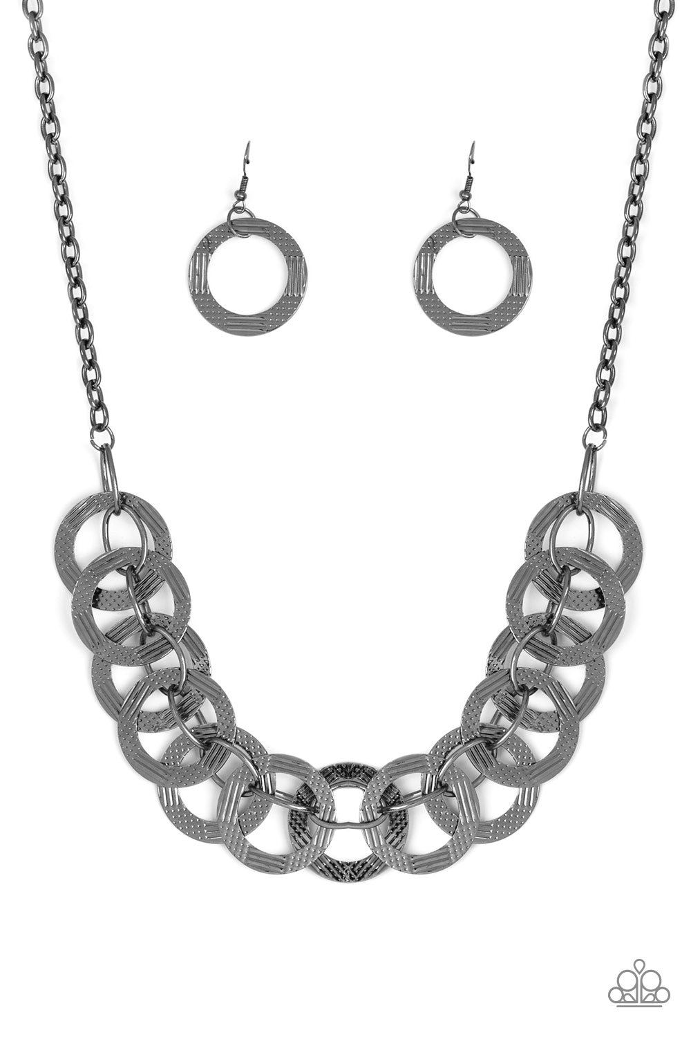 The Main Contender - black - Paparazzi necklace