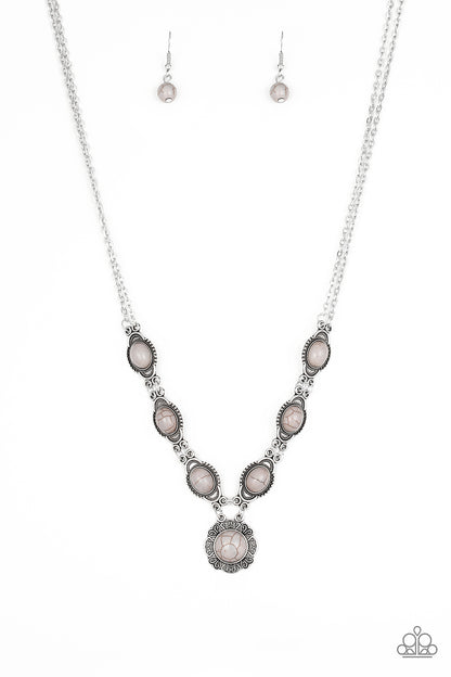 Desert Dreamin - silver - Paparazzi necklace