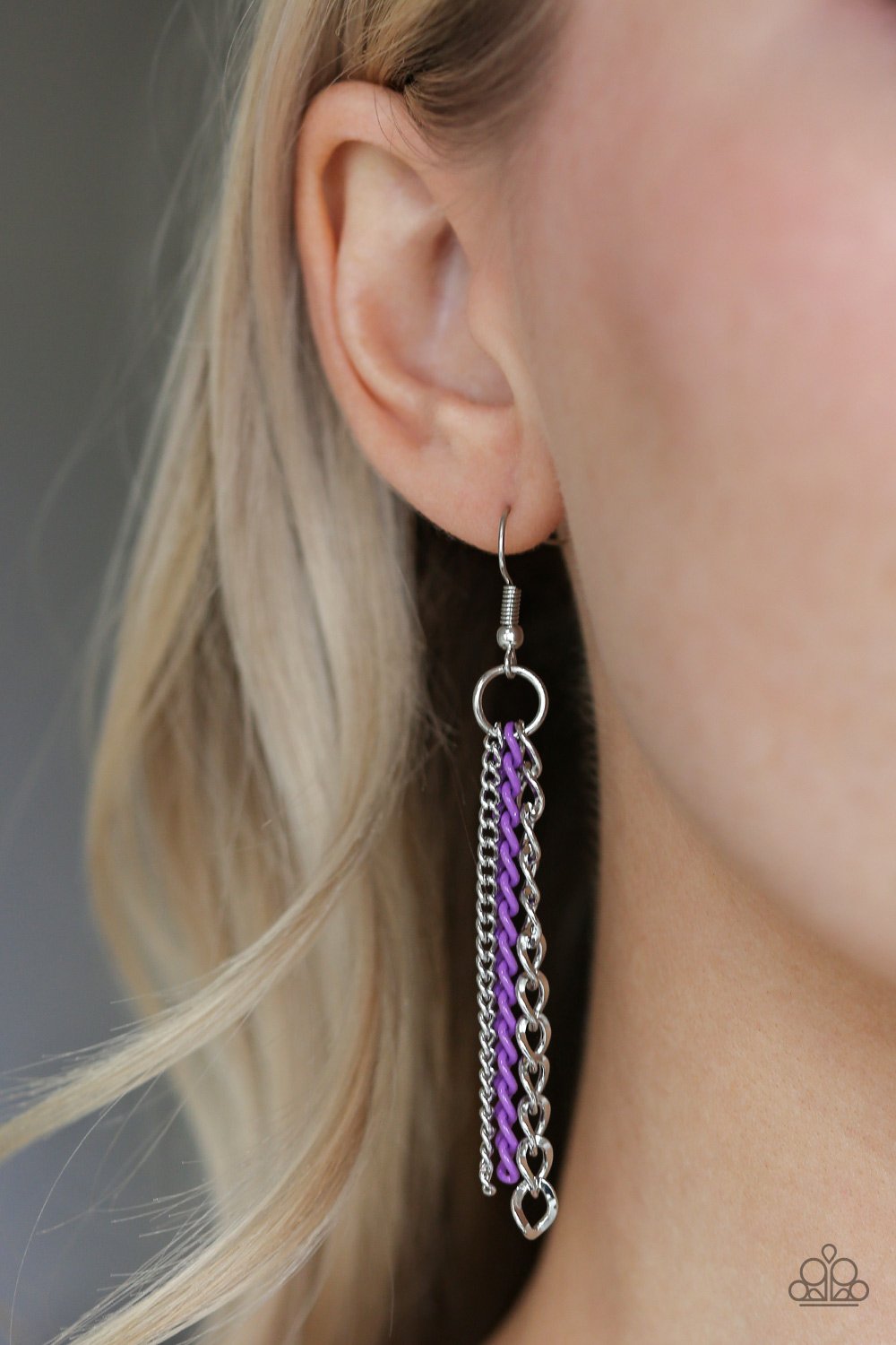 Industrial Vibrance - purple - Paparazzi necklace