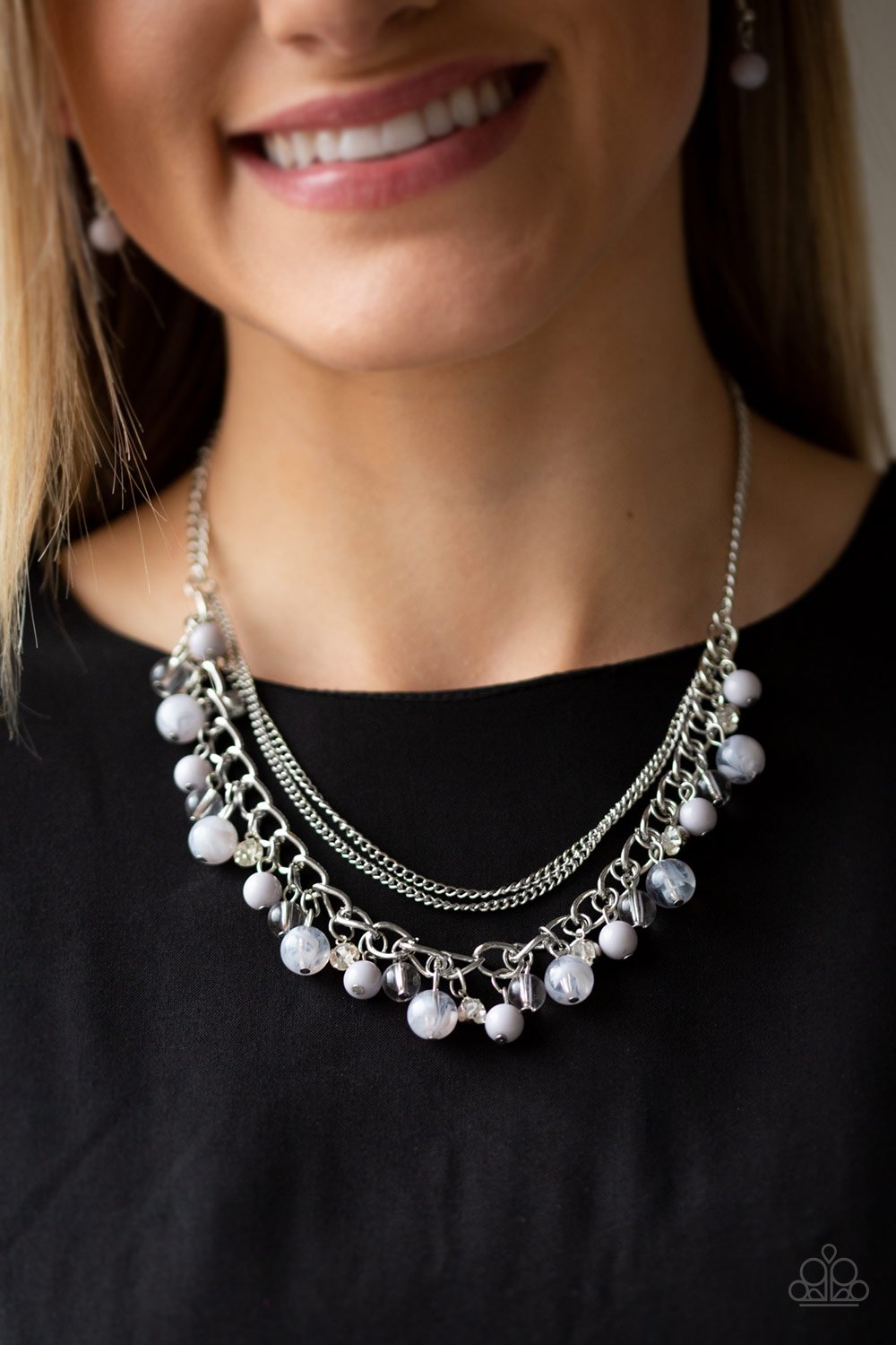 Wait and Sea-silver-Paparazzi necklace