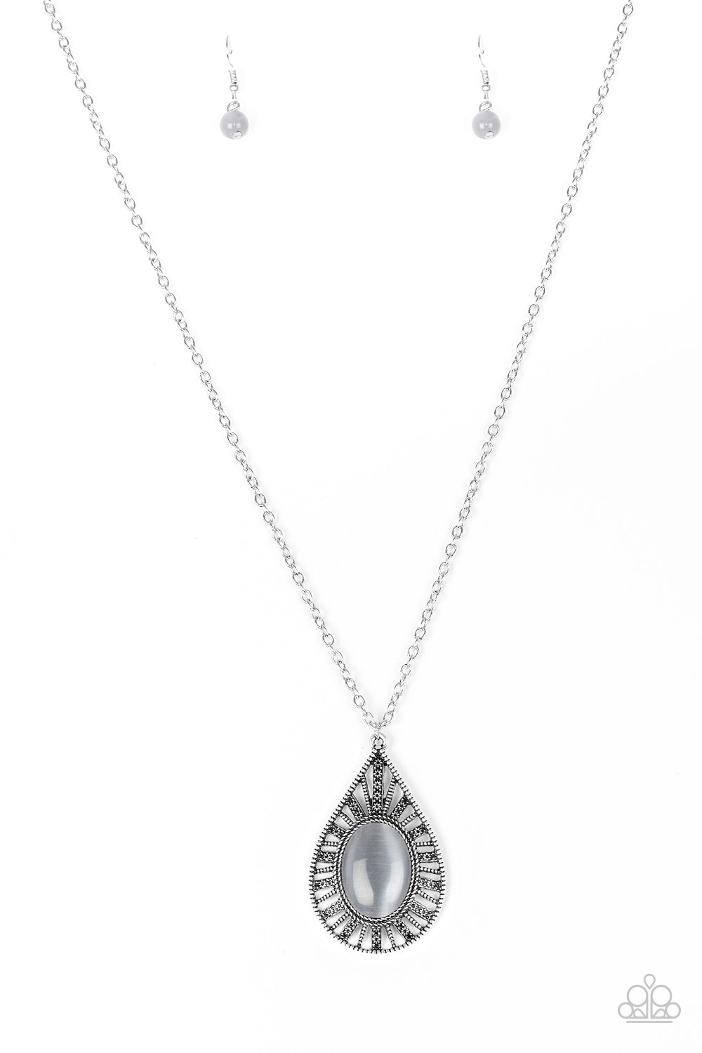 Total Tranquility - silver - Paparazzi necklace