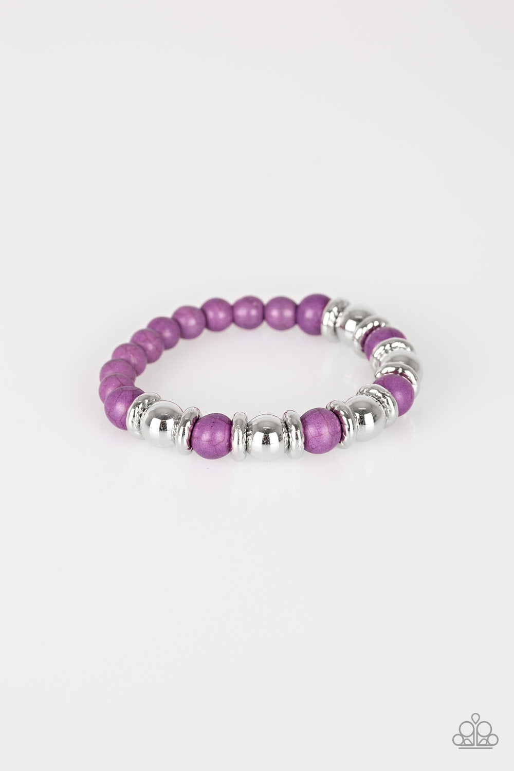 Across the Mesa - purple - Paparazzi bracelet